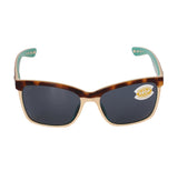 Costa Del Mar Anaa ANA 105 OGP Women's Gray Lens Tortoise Green Frame Sunglasses