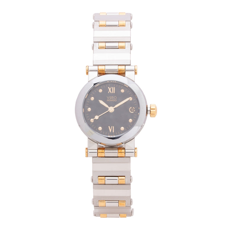 Vizio 1603587 Women's 25mm Two-Tone Silver & Gold Stainless Steel Quartz Watch