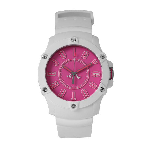 Juicy Couture 1900908 Surfside Women's 41mm Pink Silicone Strap Quartz Watch