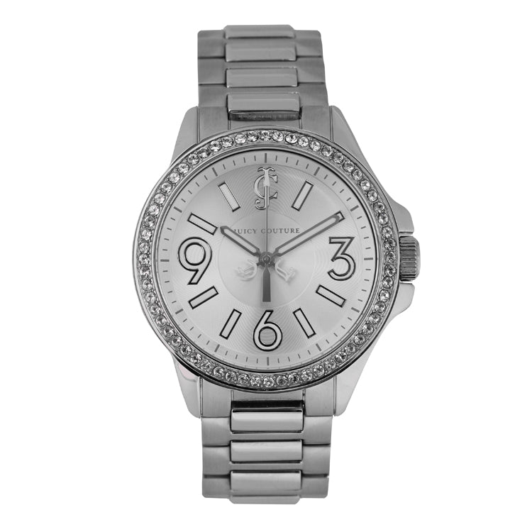 Juicy Couture 1900958 Jetsetter Women's 38mm Crystal Steel Silver Watch