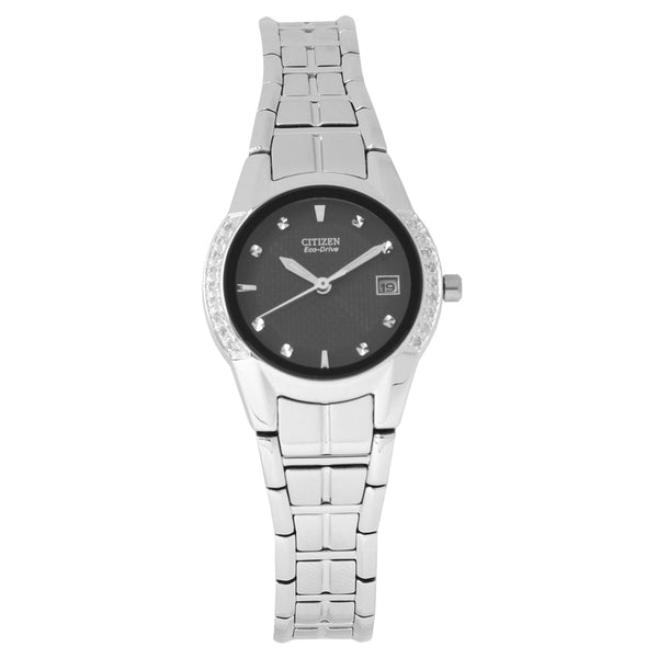 Citizen EW1460-51E Diamond Women's 26mm Stainless Steel Eco-Drive Watch