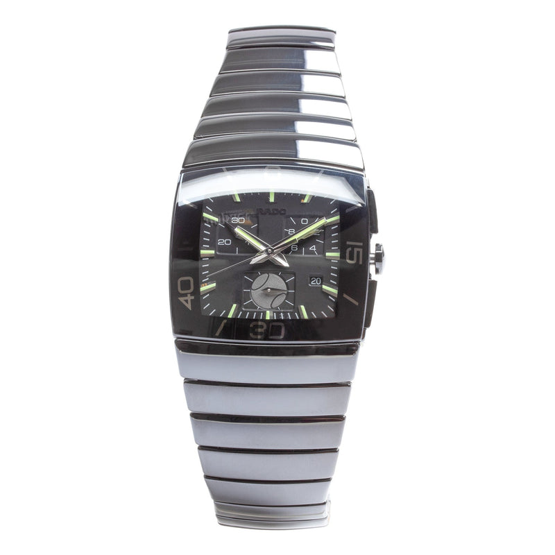 Rado Sintra R13601022 Men's 34mm Black Chronograph Ceramic Watch
