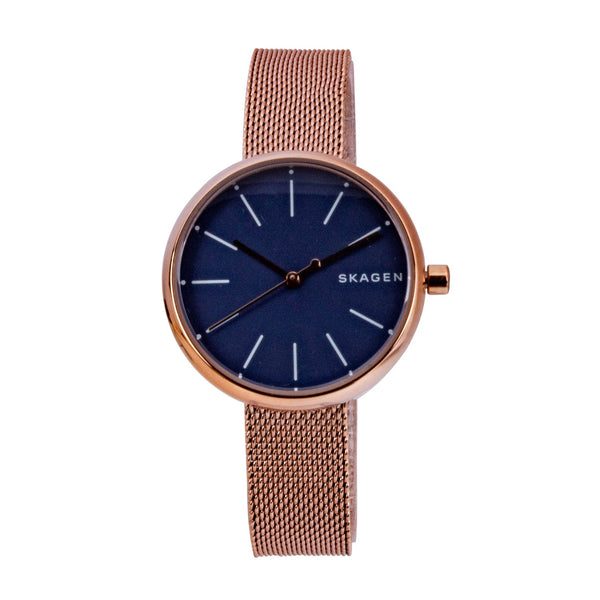 Skagen SKW2593 Signatur Women's 30mm Rose Gold Stainless Steel Mesh Watch