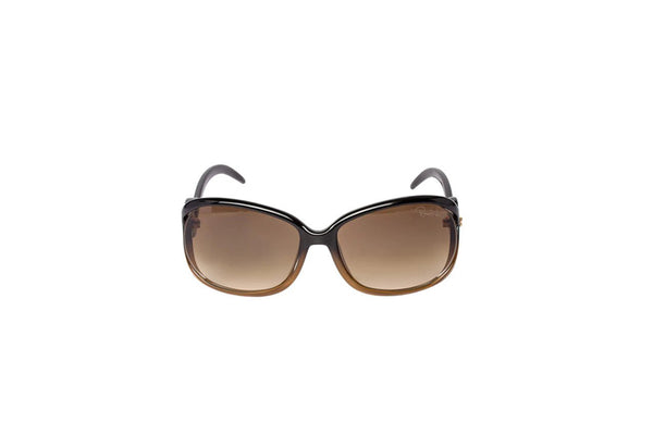 Roberto Cavalli IXIA RC 576S 05F Women's Brown Square Gradient Sunglasses