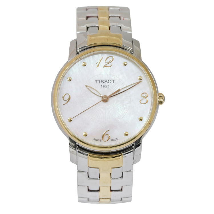 Tissot T0522102211700 Women's 38mm Mother of Pearl Two-Tone Quartz Watch