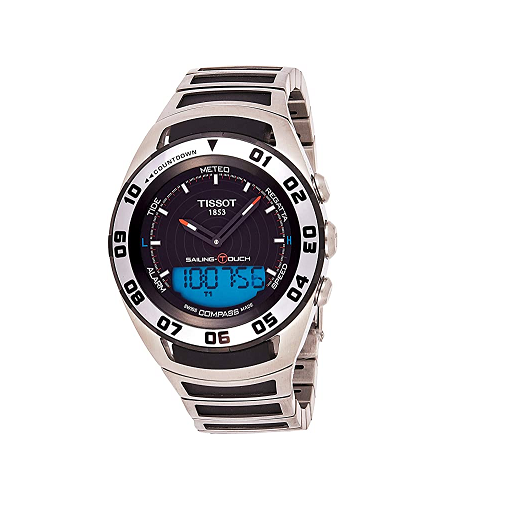 Tissot T0564202105100 Sailing Men's 45mm Chronograph Sapphire Quartz Watch