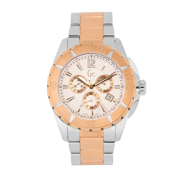 Guess Collection X53002G1S Men's 50mm Two-Tone Stainless Steel Quartz Watch