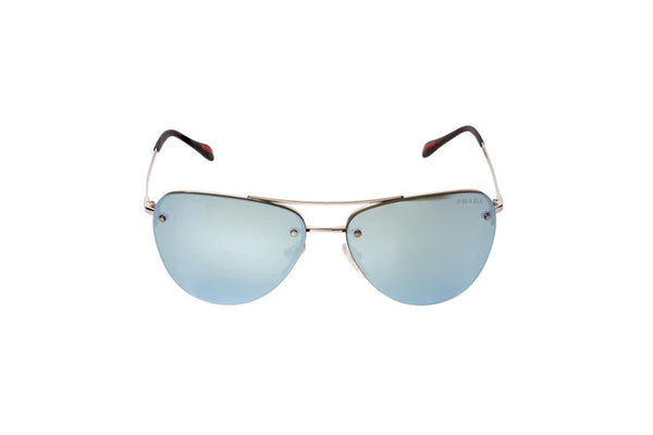 Prada Sport Linea Rossa PS53RS-1BC5K2-56 Women's Green Silver Sunglasses
