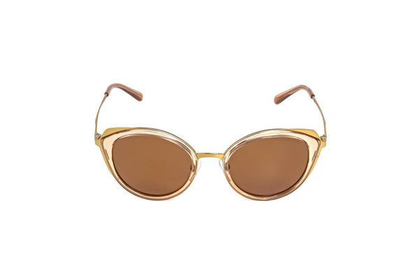 Michael Kors Charleston MK1029-116873-52 Gold Translucent Brown Sunglasses